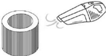 Be Cool BCRS2102F - Loosening the filter housing screws - 3