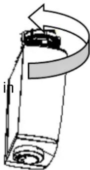 Be Cool BCLB802IKUHF05 - • Fill the water tank as follow: - 1