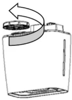 Be Cool BCLB703IKUHF01 - • Fill the water tank as follows: - 1