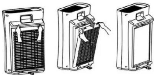 Be Cool BC52LR2101 - Abnehmen der Filter Abdeckung - 1