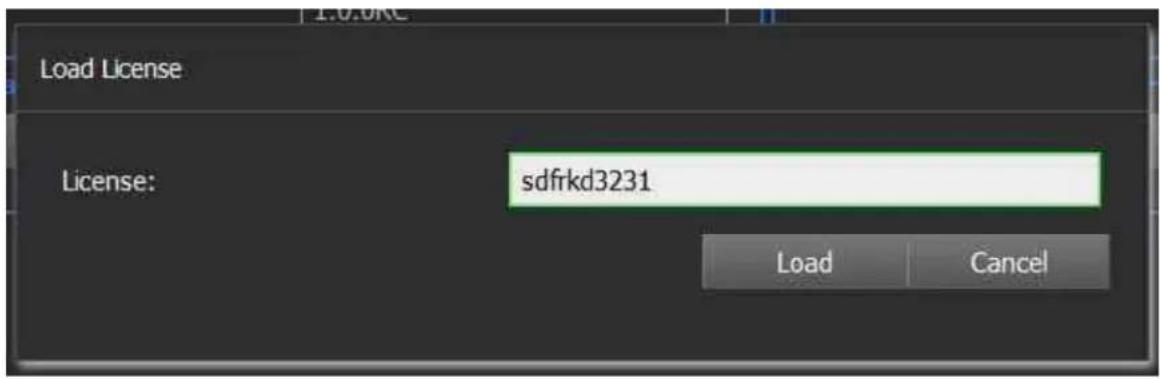 Load License License: sdffrkd3231 Load Cancel