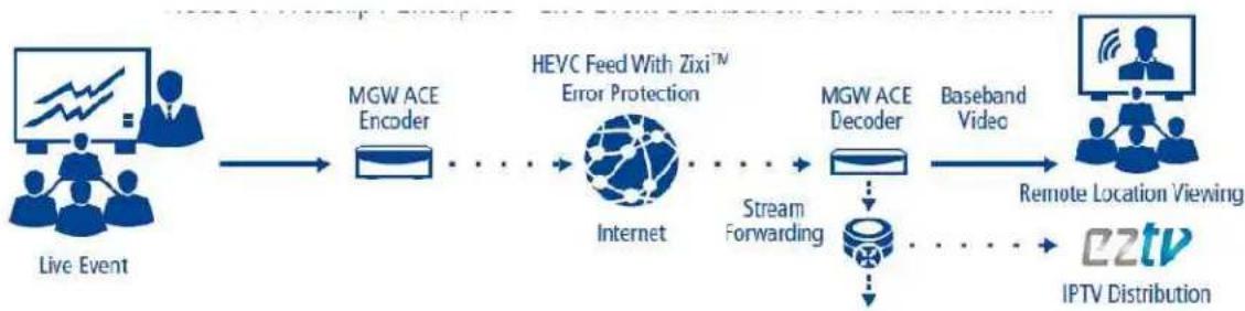 JVC ProHD BR-DE900 - Stream forwarding: - 1