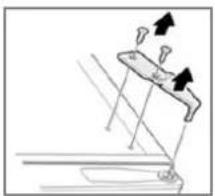 BOMANN KSG 7289 - Replacing the door hinge - 1