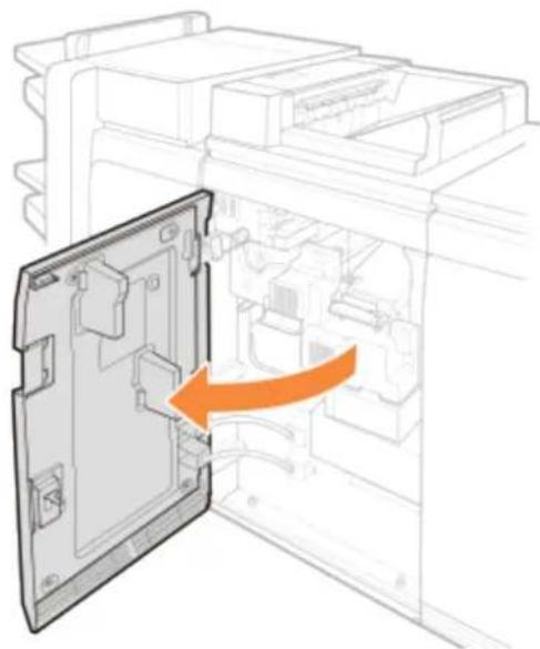 CANON imagePRESS C10010VP - Open the front cover of the Sensing Unit-A. - 1