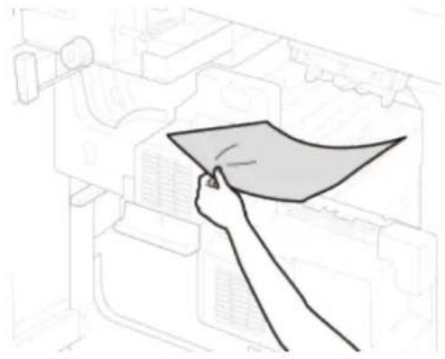 CANON imagePRESS C10010VP - Lower the handle of the V-A1 guide and open the guide. - 5