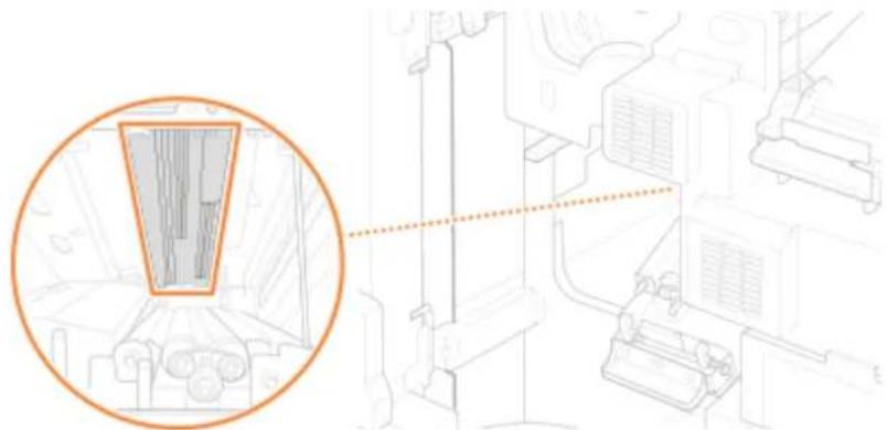 CANON imagePRESS C10010VP - Clean the glass section. - 1