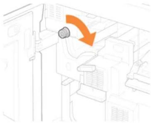 CANON imagePRESS C10010VP - Open the front cover of the Sensing Unit-A. - 10