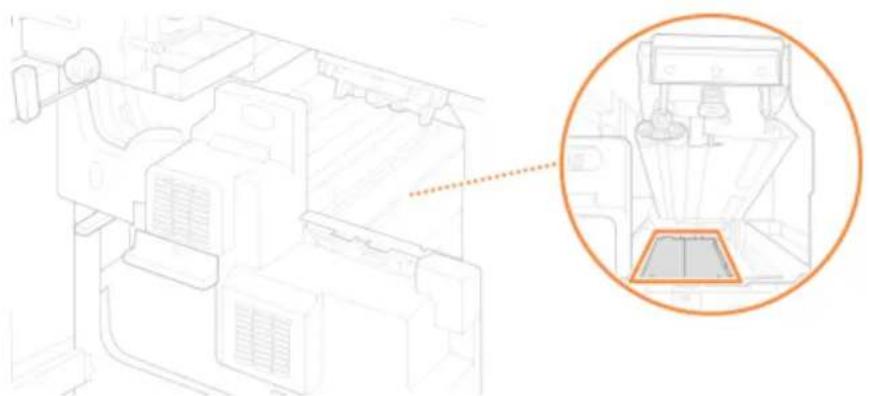CANON imagePRESS C10010VP - Clean the glass section. - 1