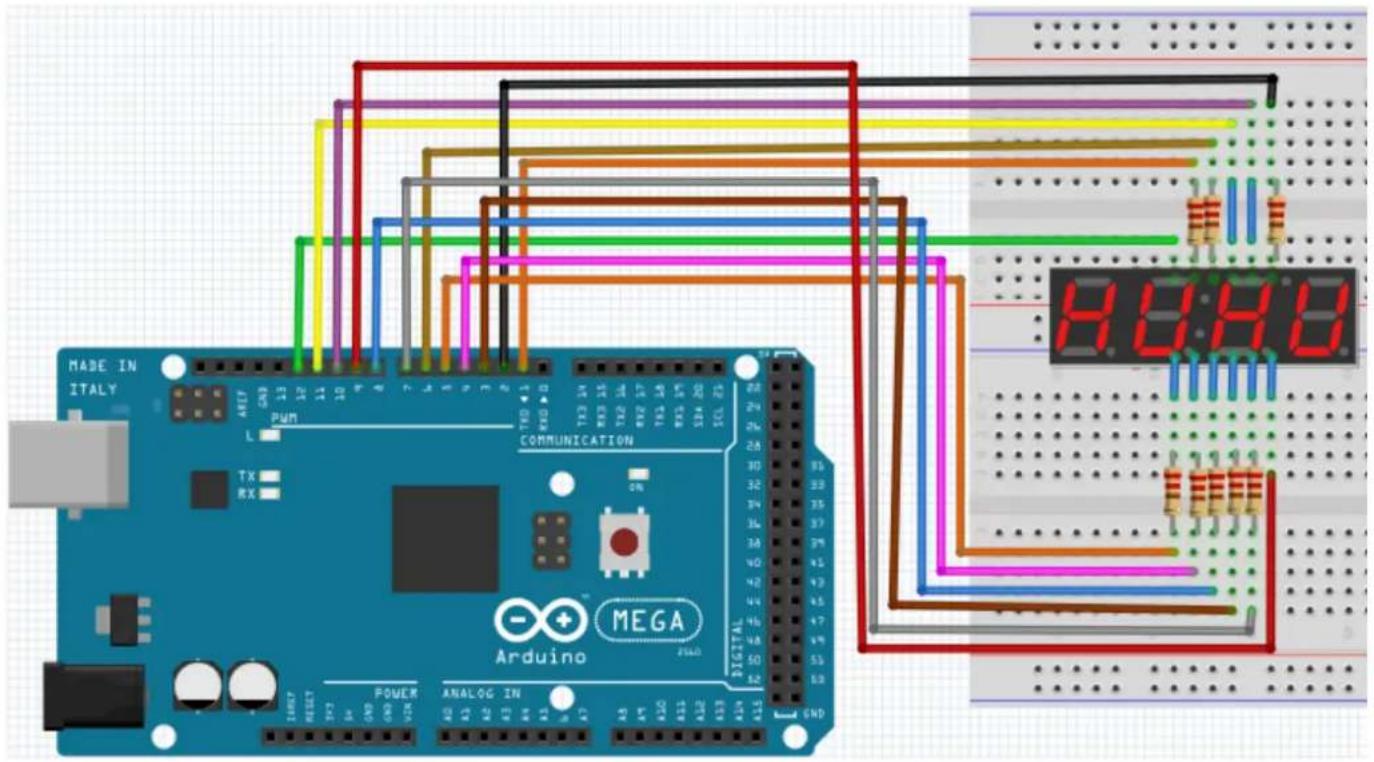 Joy-It ard-set01 - Projekt 15: 4-Ziffern LED Segment Anzeige - 2