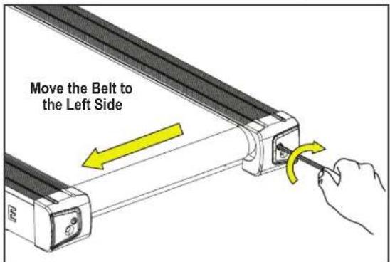 Move the Belt to the Left Side