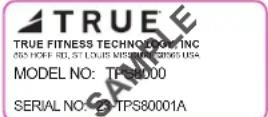 True Performance 8000 - Warranty Registration - 4