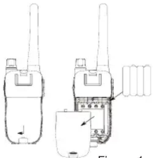 Oricom UHFTP2400 - Installing the Batteries - 1