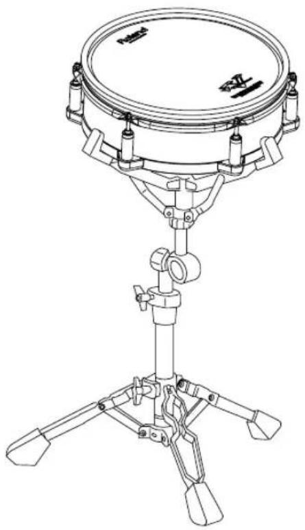 ROLAND PD-105X - Установка пэда PD-125XS (только малый барабан) - 1