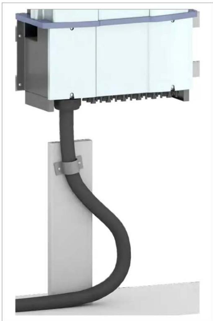 DELTA M88H 121 CF - Verlegung des AC-Kabels - 2