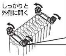 DELONGHI RHJ75V0915 - ■折りたたみ式キャスターの開き方 - 1