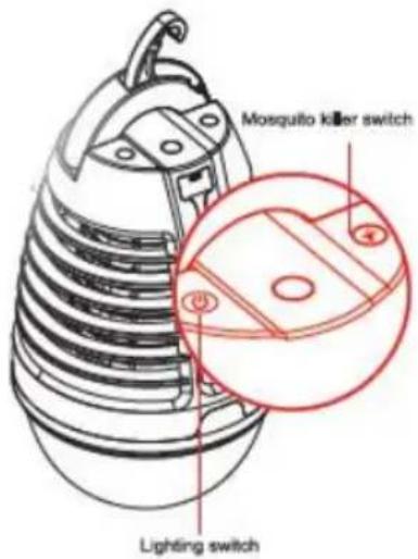 Mosquito killer switch Lighting switch