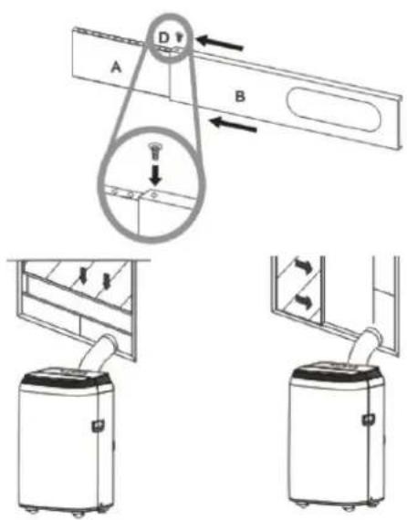 Be Cool BCP11KL2102F - Installation bei Rollladen- und Schiebefenstern mithilfe der Fensterhalterung - 1