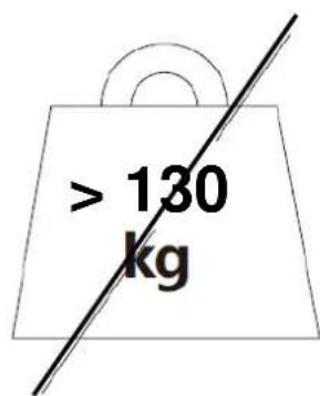 > 130 kg