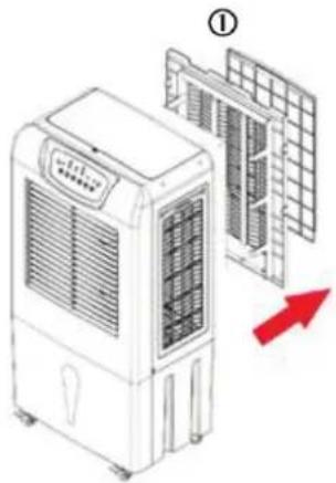 Be Cool BC63AC2101F - ① Staubfilter - 1