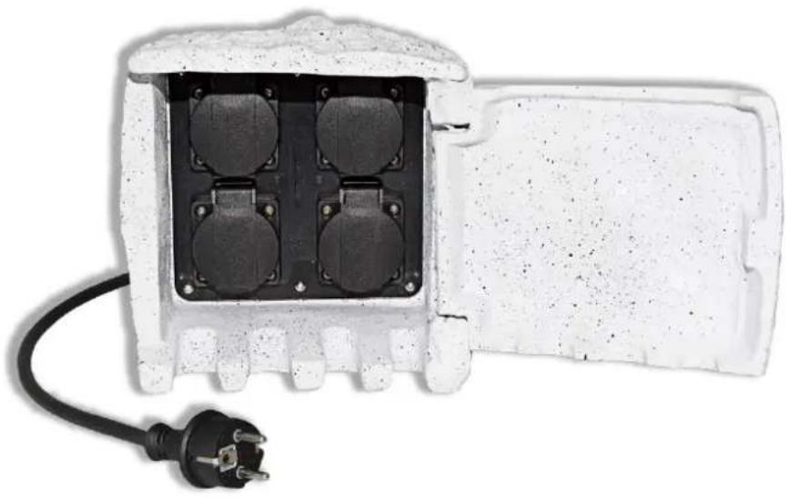 Be Cool BC23GSD4 - Garden socket outlet 4gang - 1