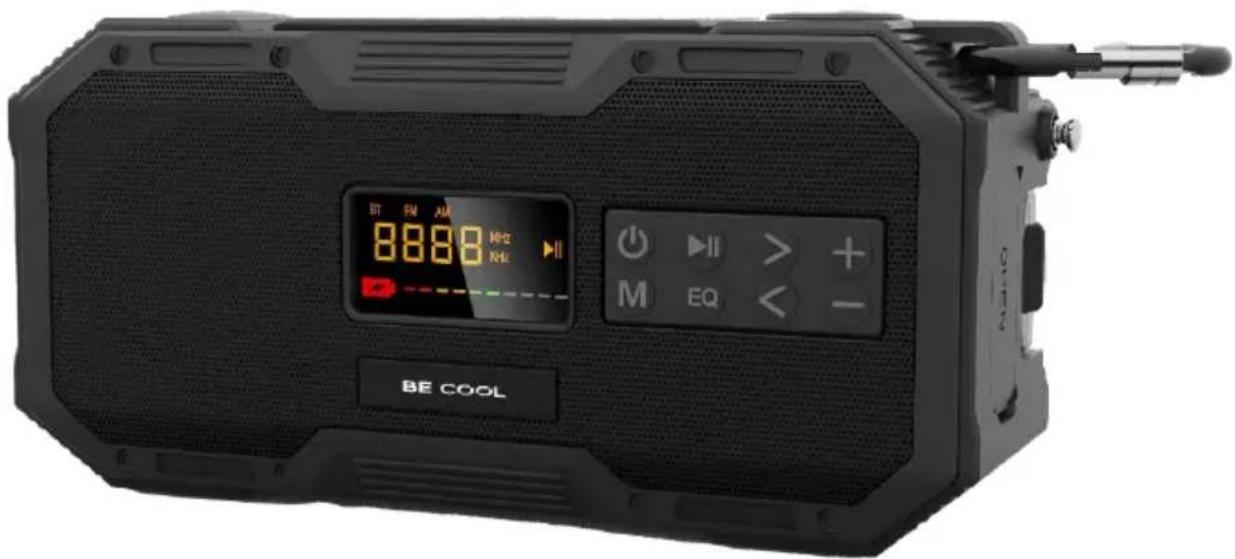 BT FM AM 8888 MHz M EQ BE COOL