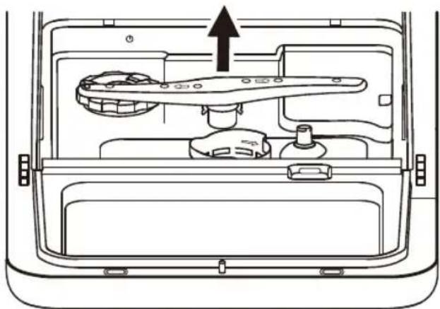 Nabo GST 2601 - Reinigung der Sprüharme - 1