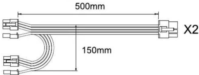 500mm 150mm X2