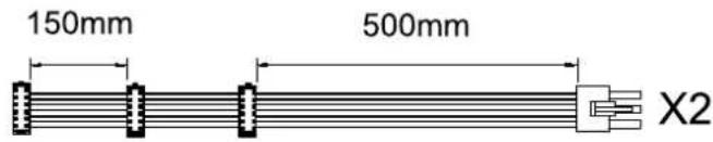 150mm 500mm X2