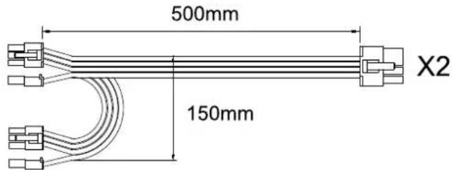 500mm 150mm X2