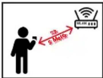 max 5 Meter WLAN