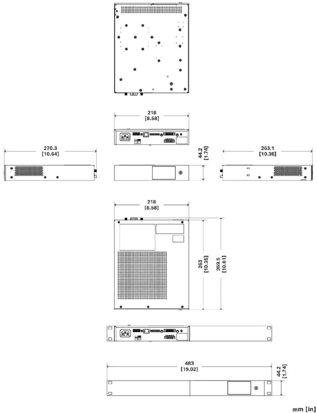 DYNACORD V600:2 - Dimensions - 7