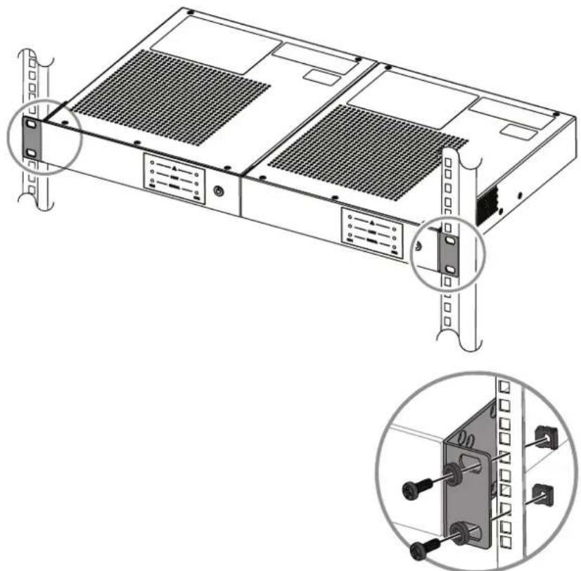 DYNACORD V600:2 - Side-by-side mounting in a 19"-rack - 5