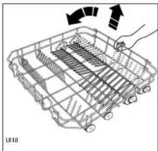 ELECTROLUX ESI6180U - To lower the prongs: - 2