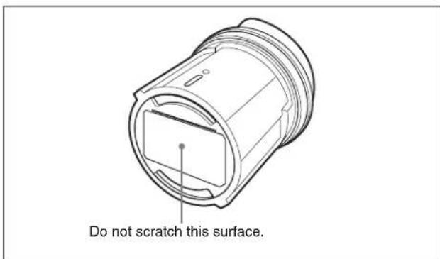 Do not scratch this surface.