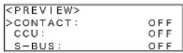 SONY RCP-920 - To change the output destination for previews (RCP-920) - 3