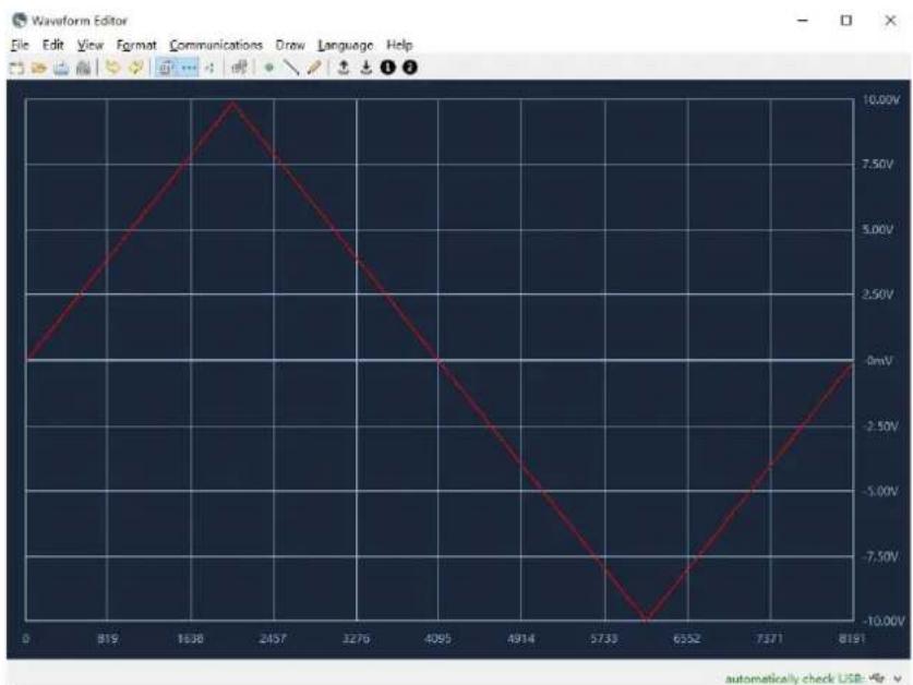 Owon DGE3000 - Reading waveform - 2