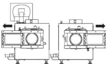 SONY SRX-R515P - Opening/Closing the 3D Filter - 2