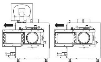 SONY SRX-R515P - Opening/Closing the 3D Filter - 1