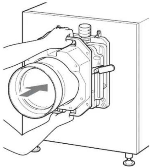 SONY SRX-R515P - Attaching the Lens - 2