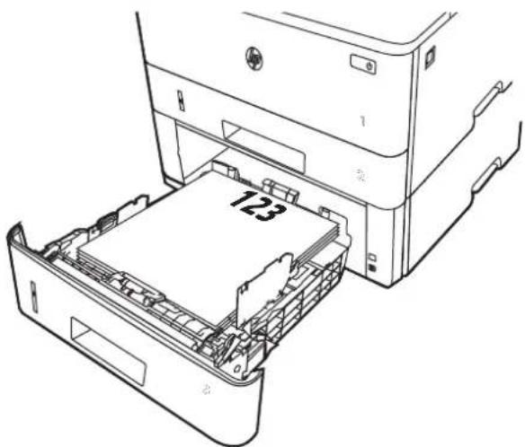 HP LaserJet Pro 4002 - Fach 3 Papierausrichtung - 2