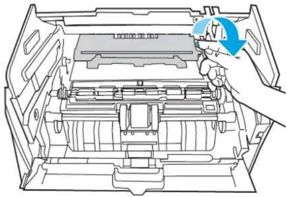 HP LaserJet Pro 4002 - 13.08,13.09 Fehler wegen Papierstau im Bereich der Tonerpatrone oder Fixiereinheit - 4