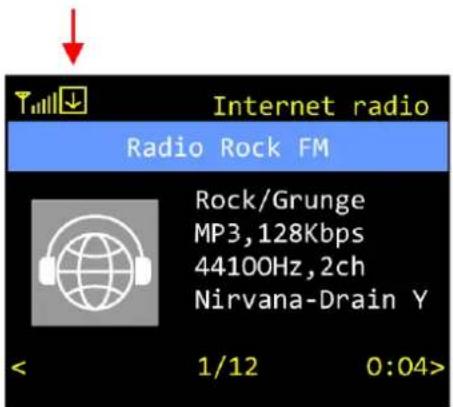 Internet radio Radio Rock FM Rock/Grunge MP3,128Kbps 44100Hz,2ch Nirvana-Drain Y < 1/12 0:04>