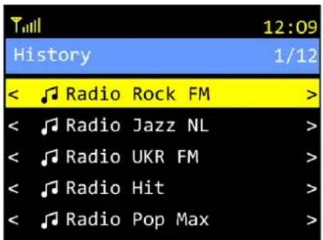 12:09 History 1/12 < Radio Rock FM > < Radio Jazz NL > < Radio UKR FM > < Radio Hit > < Radio Pop Max >