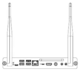 SMART Technologies SBID-6286S-V3-PW - Connecting a SMART OPS PC module - 1