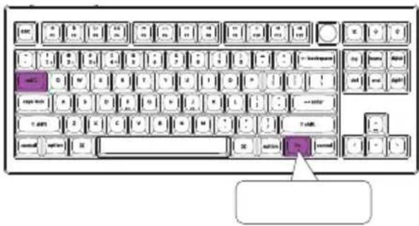 Keychron V3 Max - 7、更改键盘背光模式以及快速关闭/开启键盘背光 - 2