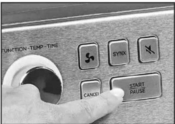 FUNCTION-TEMP-TIME SYNC CANCEL START PAUSE