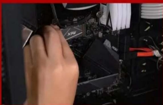 ADATA GAMMIX S50 CORE - LOCATE THE M.2 PCIE SLOT AND CONFIRM THERE ARE SCREWS - 1