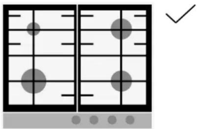 Diagram showing a grid with circles and a checkmark, possibly indicating selection or progress