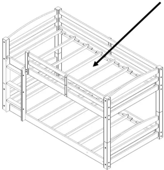 Dorel DL7891 - TWIN BUNK BED DL7891-1 - 1