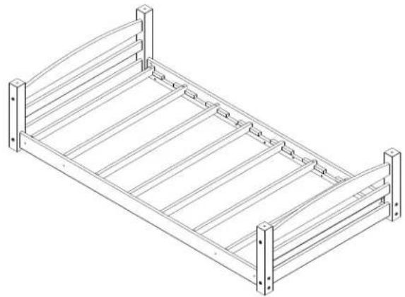 Dorel DL7891 - TWIN BUNK BED DL7891-1 - 3
